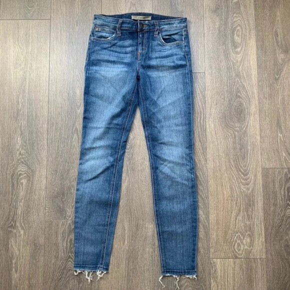 Revolve Joe's Jeans Women's Skinny Jeans Icon Ally Raw Hem Denim Indigo blue 25 - Picture 7 of 16